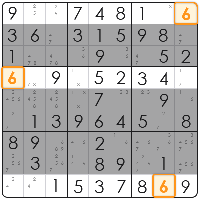 hidden singles sudoku